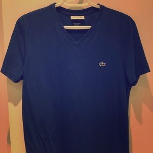 LACOSTE V-NECK PIMA COTTON T-SHIRT